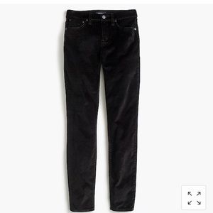 J Crew Velvet Skinny Jeans